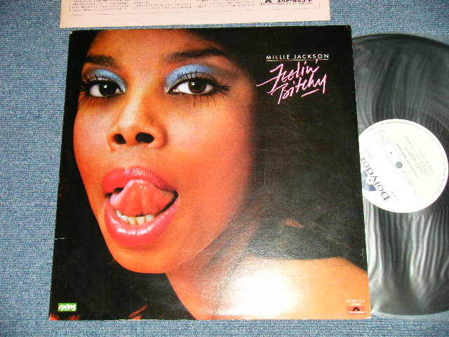 Photo1: MILLIE JACKSON - FEELIN' BITCHY  (Ex++/MINT-) / 1977 JAPAN "WHITE LABEL PROMO" Used LP 