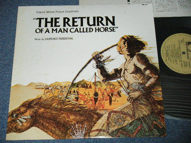 Photo1: ost LAURENCE ROSENTHAL - THE RETURN OF A MAN CALLED HORSE サウス・ダコタの戦い (Original Motion Picture Score)(Ex+++/MINT-)  / Japan 1977 ORIGINAL Used  LP 