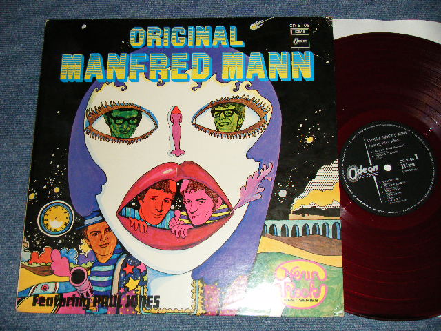 Photo1: MANFRED MANN Featuring Paul Jones マンフレッド・マン -  ORIGINAL MANFRED MANNオリジナル・マンフレッド・マン ‎– Original Manfred Mann = ロックからブルースへ (Ex+/Ex++ Looks:Ex+++) / JAPAN ORIGINAL  "RED WAX VINYL" Used LP  