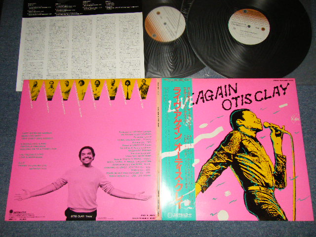 Photo1:  OTIS CLAY - LIVE AGAIN (Ex+/MINT) / 1984 JAPAN ORIGINAL Used LP with OBI 