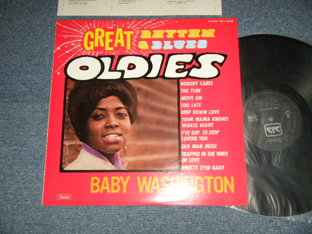 Photo1: BABY WASHINGTON - GREAT RHYTHM & BLUES OLDIES (Ex+++/MINT) / 1977 JAPAN Used LP