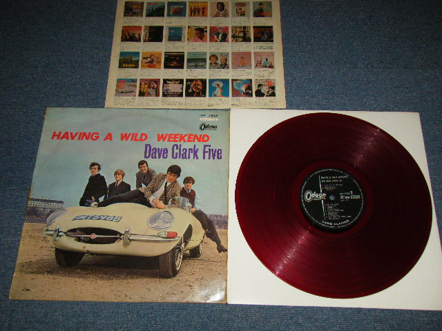 Photo1: DAVE CLARKE FIVE 5 デイヴ・クラーク・ファイヴ - ost HAVIMG A WILD WEEKEND  五人の週末 (Ex/Ex++ RDSP) / 1965 Japan ORIGINAL  "RED WAX VINYL"  Used LP 