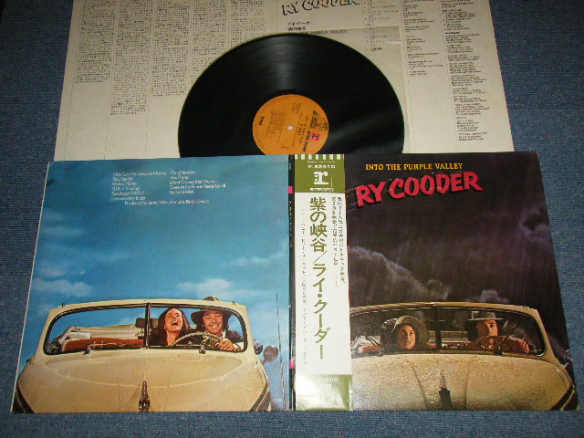 Photo1: RY COODER ライ・クーダー - INTO THE PURPLE VALLEY 紫の渓谷 Ex+++/MINT-) / 1972 JAPAN ORIGINAL 1st Press "2000Yen Mark" Used LP with OBI(