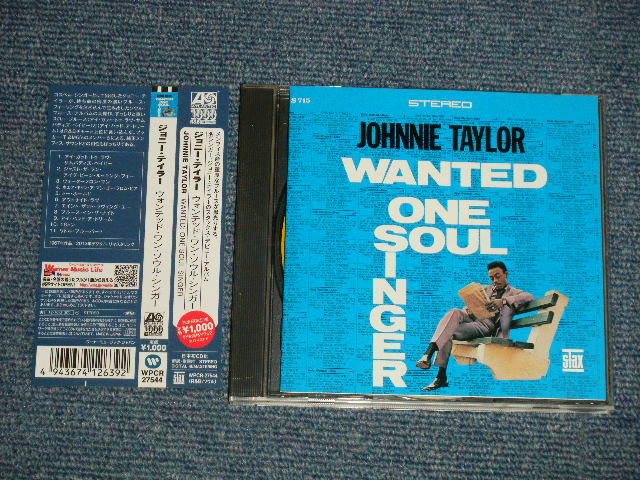 Photo1: JOHNNIE TAYLOR ジョニー・テイラー - WANTED ONE SOUL SINGER ウォンテッド・ワン・ソウル・シンガー(MINT/MINT)  / 2012 JAPAN Used CD with OBI  