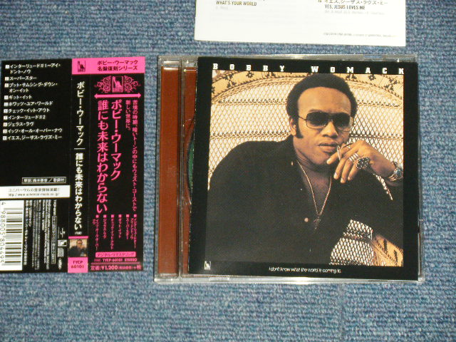 Photo1: BOBBY WOMACK ボビー・ウーマック - I DON'T KNOW WHAT THE WORLD IS COMING TO 誰にも未来は分からない (MINT/MINT)  / 2014 JAPAN Used CD with OBI 
