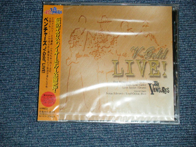 Photo1: THE VENTURES ベンチャーズ -  V-GOLD LIVE! (SEALED) / 1999 JAPAN ORIGINAL "Brand New Sealed" CD with OBI 