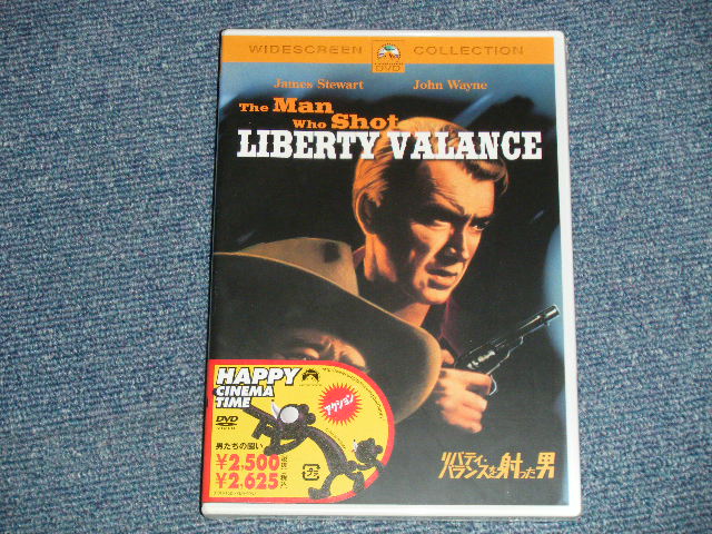 Photo1: Movie 洋画 - THE MAN WHO SHOT LIBERTY VALANCE リバティ・バランスを射った男 [DVD] ジョン・ウェイン  (SEALED) / 2004 JAPAN ORIGINAL "Brand New SEALED"  DVD 