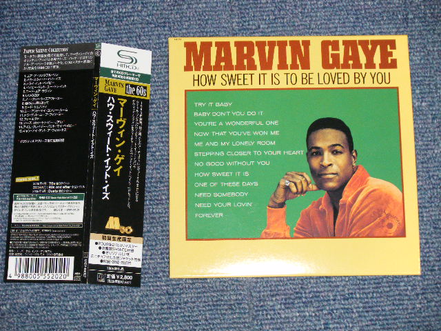 Photo1: MARVIN GAYE マーヴィン・ゲイ -  HOW SWEET IT IS TO BE LOVED BY YOU ハウ・スウィート・イット・イズ  (MINT-/MINT) / 2009 JAPAN  ORIGINAL  Mini-LP Paper Sleeve 紙ジャケット仕様 Limited Edition   Used CD  with OBI 