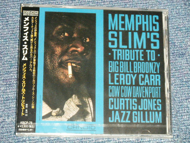 Photo1: MEMPHIS SLIM メンフィス・スリム - MEMPHIS SLIM'S TRIBUTE To Big Bill Broonzy, Leroy Carr, Cow Cow Davenport, Curtis Jones, Jazz Gillum メンフィス・スリムズ・トリビュート  (SEALED)　/ 2002 JAPAN  ORIGINAL ”BRAND NEW SEALED" CD 