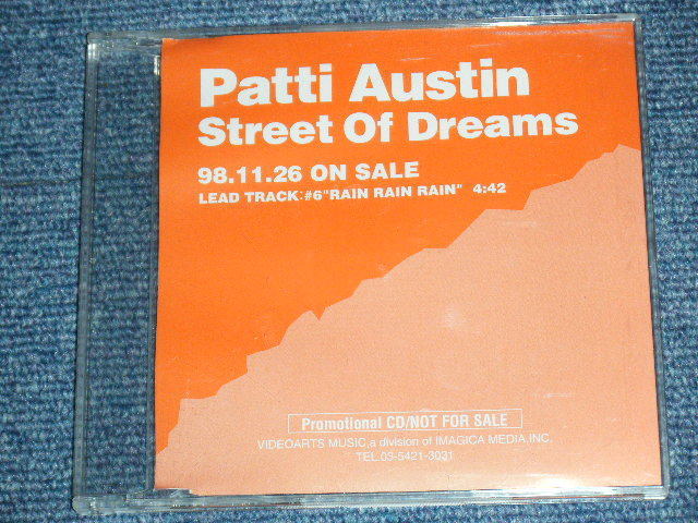 Photo1: PATTI AUSTIN パティ・オースティン - STREET OF DREAMS  / RAIN RAIN RAIN (MINT-/MINT)  / 1997 Japan ORIGINAL Promo Only Used Maxi CD  