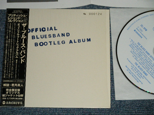 Photo1: The BLUES BAND (Ex: MANFRED MANN) ブルース・バンド - OFFICIAL BOOTLEG ALBUM   (MINT/MINT) / 2009 JAPAN ORIGINAL "Mini-LP PaperSleeve 紙ジャケ" "Limited # 000124" Used CD with OBI 
