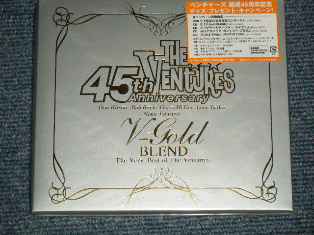 Photo1: THE VENTURES ベンチャーズ -  V-GOLD BLEND - The Very Best of   (SEALED) / 2004 JAPAN ORIGINAL "BRAND NEW SEALED" CD (Never have OBI)