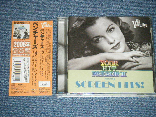 Photo1: THE VENTURES ベンチャーズ - YOUR HIT PARADE II featuring SCREEN HITS!  ユア・ヒット・パレード II  ~フィーチャリング・スクリーン・ヒッツ (MINT-/MINT) / 2003 JAPAN ORIGINAL  Used CD with OBI 
