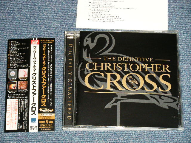 Photo1: CHRISTOPHER CROSS クリストファー・クロス - THE DEFINITIVE CHRISTOPHER CROSS ヴェリー・ベスト・オブ (MINT/MINT) /  1987 JAPAN ORIGINAL "PROMO" Used CD with OBI 