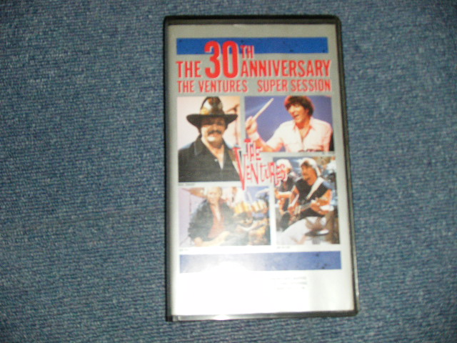 Photo1: The VENTURES  ベンチャーズ  - 30TH ANNIVERSARY : THE VENTURES SUPER SESSION スーパー・セッション (Ex++/MINT)  /1989 JAPAN ORIGINAL Used VIDEO [VHS]