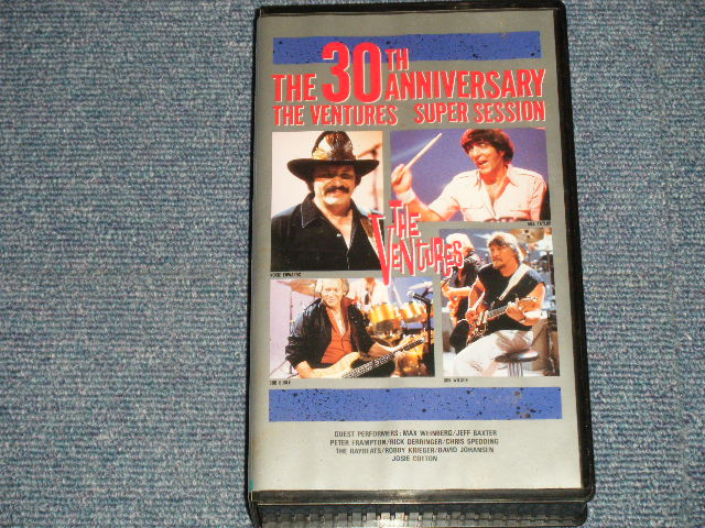 Photo1: The VENTURES  ベンチャーズ  - 30TH ANNIVERSARY : THE VENTURES SUPER SESSION スーパー・セッション (Ex+/MINT)  /1989 JAPAN ORIGINAL Used VIDEO [VHS]