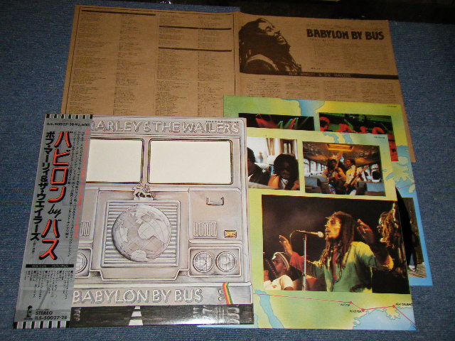 Photo1: BOB MARLEY & THE WAILERS ボブ・マーリィ - BABYLON BY BUS  (MINT-/MINT) / 1978 JAPAN ORIGINAL Used 2-LP with OBI  