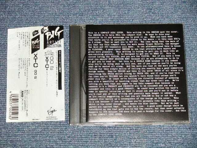 Photo1: XTC - GO 2 (MINT-/MINT) / 1989 JAPAN Original Used CD With OBI   