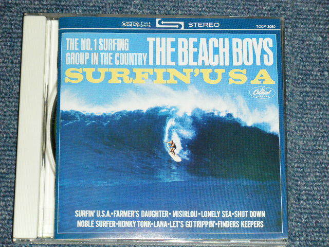 Photo1: THE BEACH BOYS - SURFIN' USA (Original Album Straight Reissue) (MINT-/MINT)  / 1995 JAPAN  Used CD 