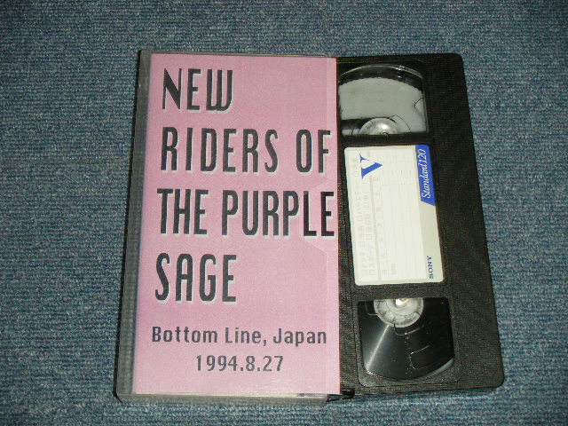 Photo1: NEW RIDERS OF THE PURPLE SAGE - BOTTOM LINE, JAPAN 1994.8.27 (MINT-/MINT)  / BOOT COLLECTORS  Used VIDEO   [VHS]