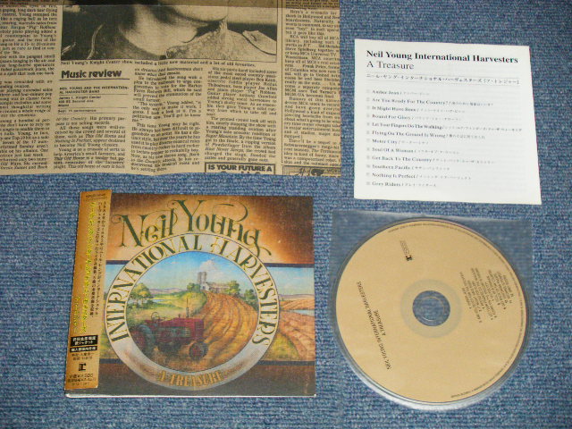 Photo1: NEIL YOUNG INTERNATIONAL HARVESTERS ニール・ヤング - A TREASURE (Ex++/MINT) / 2011 IMPORT + JAPAN LINER & OBI 輸入盤国内仕様  "PaperSleeve  紙ジャケ" Used CD with OBI 
