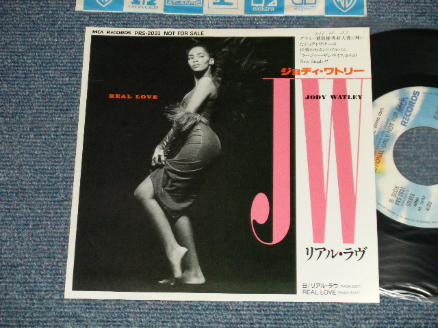 Photo1: JODY WATLEY ジョディー・ワトリー - A) リアル・ラヴ REAL LOVE  B) REAL LOVE (RADIO EDIT)  (Ex+++/Ex++) /1988 JAPAN ORIGINAL "PROMO ONLY" Used 7"45 Single