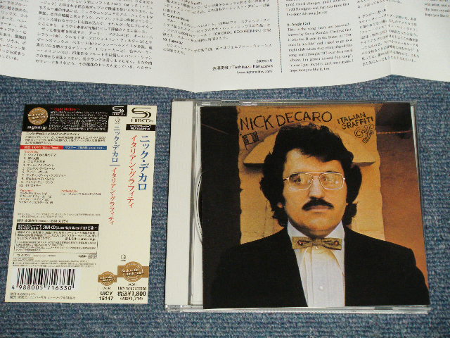 Photo1: NICK DeCARO ニック・デカロ - ITALIAN GRAFFITI イタリアン・グラフィティ (MINT/MINT) / 2012 JAPAN  Used CD with Obi 
