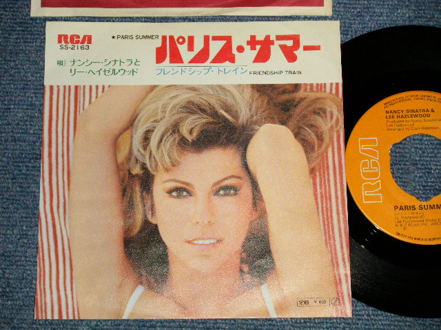 Photo1: NANCY SINATRA ナンシー・シナトラ  - A) PARIS SUMMER パリス・サマー  B) FRIENDSHIP TRAIN (Ex++/Ex+++ NO CENTER) / 1972 JAPAN ORIGINAL Used 7" Single  with PICTURE COVER JACKET 
