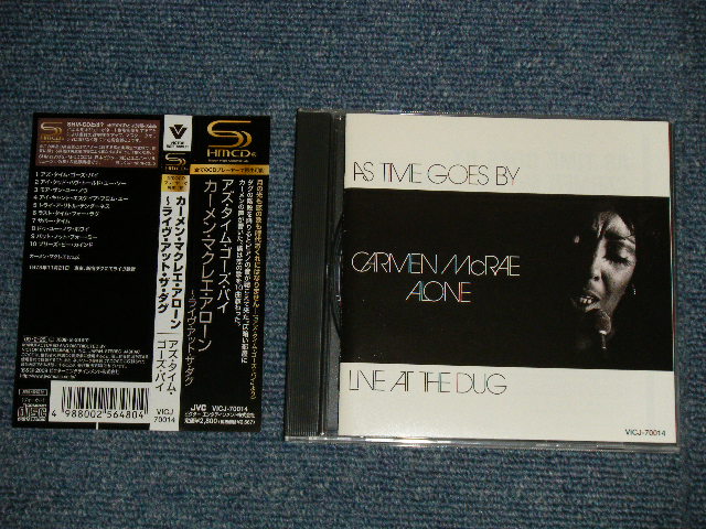 Photo1: CARMEN McRAE カーメン・マクレエ  - AS TIME GOES BY アズ・タイム・ゴーズ・バイ (MINT-/MINT) / 2009 JAPAN ORIGINAL Used CD with OBI 
