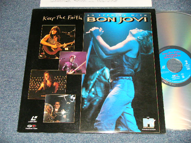 Photo1: BON JOVI ボン・ジョヴィ - KEEP THE FAITH (Ex+++/MINT) / 1993 JAPAN  'NTSC' SYSTEM used LaserDisc 