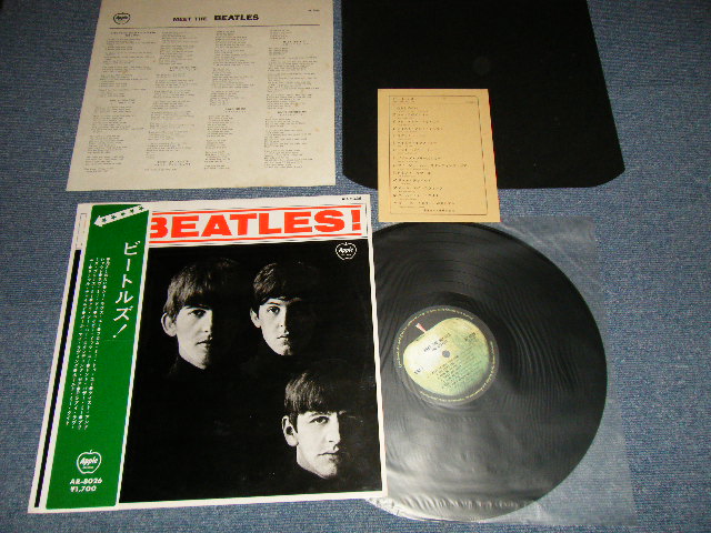 Photo1: THE BEATLES ビートルズ - MEET THE BEATLES ビートルズ ! ( ¥1,700 Mark) (MINT-/MINT-) / JAPAN "SOFT COVER" Used LP with OBI & SONG LIST SHEET