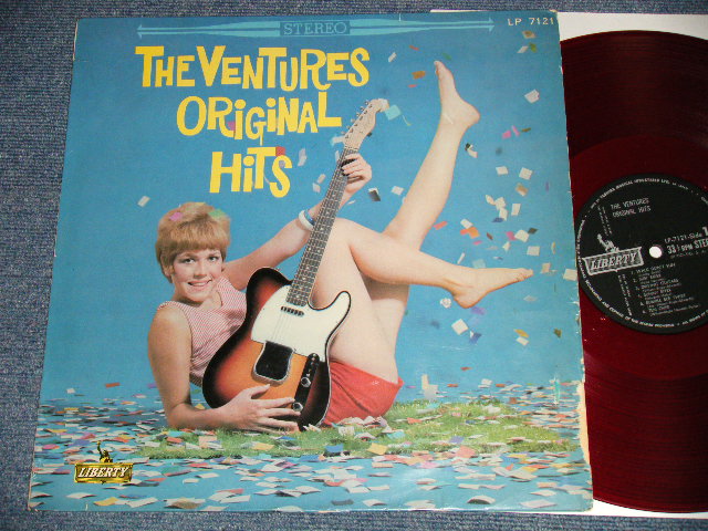 Photo1: THE VENTURES ベンチャーズ - ORIGINAL HITS オリジナル・ヒッツ (VG++/VG+++l) / 1964 JAPAN ORIGINAL "RED WAX Vinyl" used LP