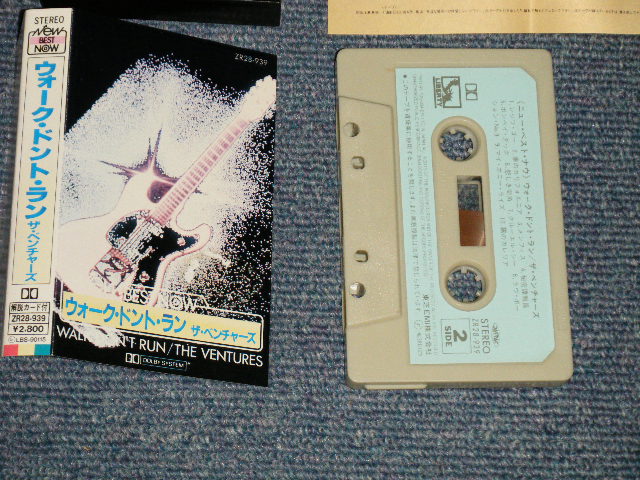 Photo1: The VENTURES ベンチャーズ - WALK, DON'T RUN : NEW BEST NOW ウォーク・ドント・ラン  (Ex+++/MINT) / 1983 JAPAN ORIGINAL Used MUSIC CASSETTE TAPE 