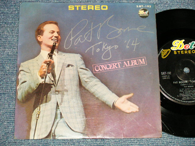 Photo1: PAT BOONE パット・ブーン - TOKYO  '64 CONCERT ALBUM 日本のパット・ブーン (Ex++/Ex++) / 1964 JAPAN ORIGINAL Used 7" 33 rpm EP