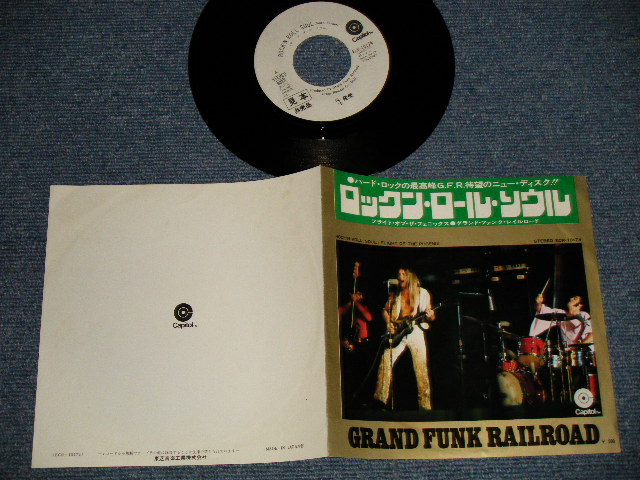 Photo1: GFR GRAND FUNK RAILROAD グランド・ファンク・レイルロード - A)ROCK'N ROLL SOUL  B) FLIGHT OF THE PHOENIX (Ex+++/MINT) / 1972 JAPAN ORIGINAL "WHITE LABEL PROMO"  Used 7" 45 rpm Single 