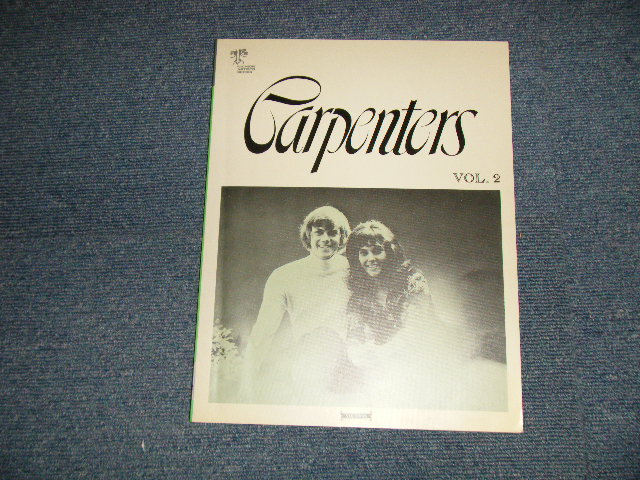 Photo1: CARPENTERS カーペンターズ - NICHION ARTIST SERIES  CARPENTERS VOL.2 日音アーティスト・シリーズ カーペンターズ VOL.2 (Ex+++)/  1973 1st Press VERSION Used SHEET MUSIC 