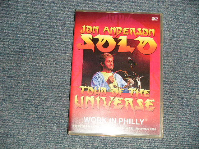 Photo1: JON ANDERSON - WORK IN PHILLY (NEW) / "BRAND NEW" COLLECTORS DVD-R