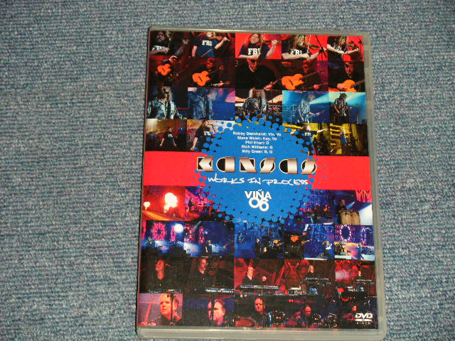 Photo1: KANSAS - WORKS IN PROCESS (NEW) / "BRAND NEW" COLLECTORS DVD-R