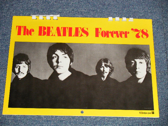 Photo1: The BEATLES ビートルズ - FOREVER '78 CALENDAR (MINT-) / 1977 JAPAN ORIGINAL "PROMO ONLY" CALENDAR 
