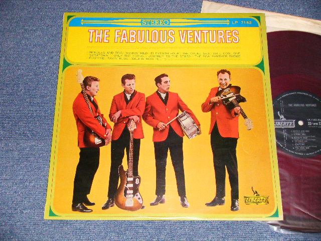 Photo1: THE VENTURES ベンチャーズ - THE FABULOUS VENTURES ポピュラー・ヒッツ (Ex+++, Ex++/Ex+++ Looks:Ex++) / 1964 JAPAN ORIGINAL "RED WAX Vinyl" used LP