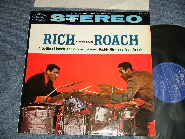 Photo1: BUDDY RICH バディ・リッチ / MAX ROACH マックス・ローチ - RICH VERSUS ROACH リッチ対ローチ(Ex++, Ex+/Ex++) / 1959 JAPAN ORIGINAL? Used LP 