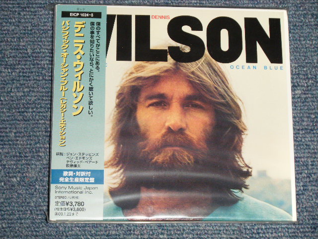 Photo1: DENNIS WILSON (of The BEACH BOYS) デニス・ウイルソン - PACIFFIC OCEAN BLUE : LEGACY EDITION (SEALED) / 2008 IMPORT CD + JAPAN ORIGINAL OBI & LINER "Brand New Sealed" CD