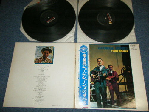 Photo1: GEORGE JONES ジョージ・ジョーンズ - TWIN DELUXE 豪華盤ジョージ・ジョーンズのすべて (Ex++/MINT-) / 1972 JAPAN ORIGINAL Used 2-LP's with OBI 