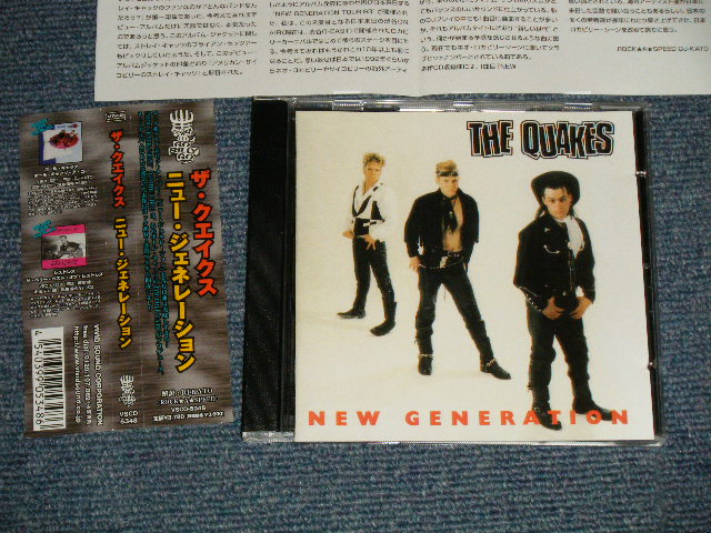 Photo1: THE QUAKES ザ・クェークス - NEW GENERATION ニュー・ジェネレーション (Ex+++/MINT) / JAPAN + IMPORT CD Original Used CD With OBI