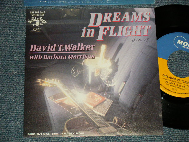 Photo1: ディヴィっド・Ｔ・ウォーカー DAVID T WALKER - BARBARA MORRISON - A) DREAMS IN FLIGHT B) I CAN SEE CLEARLY NOW (Ex+++/MINT- SWOFC) / 1987 JAPAN ORIGINAL "PROMO ONLY" Used 7"45's Single 