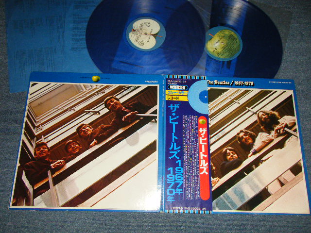 Photo1: THE BEATLES ビートルズ - 1967-1970 (Ex+++/MINT-) / 1978 JAPAN Limited "BLUE WAX Vinyl" Used 2-LP with OBI 