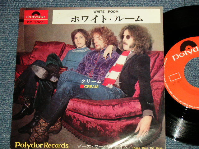 Photo1: CREAM クリーム - A) WHITE ROOM ホワイト・ルーム  B) THOSE WERE THE DAYS ゾーズ・ワー・ザ・デイズ (Ex+/Ex++) / 1969 JAPAN ORIGINAL Used  7" Single 