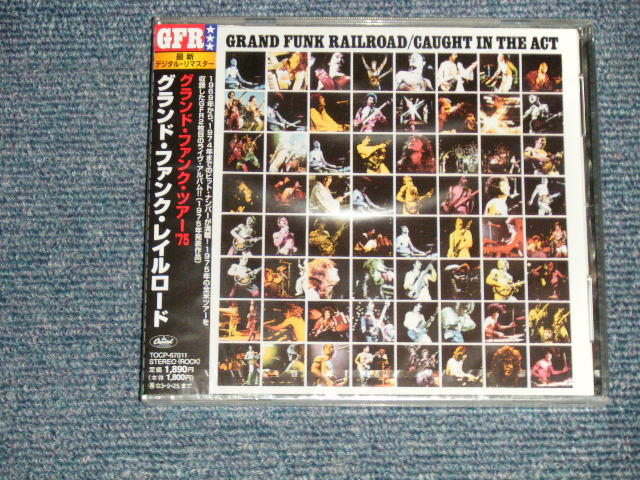 Photo1: GRAND FUNK RAILROAD GFR グランド・ファンク・レイルロード -  CAUGHT IN THE ACT グランド・ファンク・ツァー'75 (SEALED) / 2003 JAPAN ORIGINAL "BRAND NEW SEALED"  CD With OBI