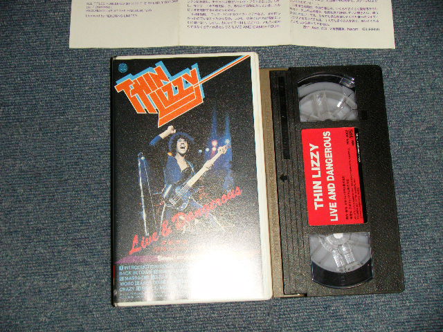 Photo1: THIN LIZZY シン・リジィ - LIVE & DANGEROUS (MINT-/MINT)  / 1989 JAPAN ORIGINAL Used  VIDEO  [VHS]