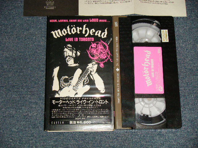 Photo1: MOTORHEAD モーターヘッド - LIVE IN TORONTO (MINT-/MINT)  / 1990 JAPAN ORIGINAL Used  VIDEO  [VHS]